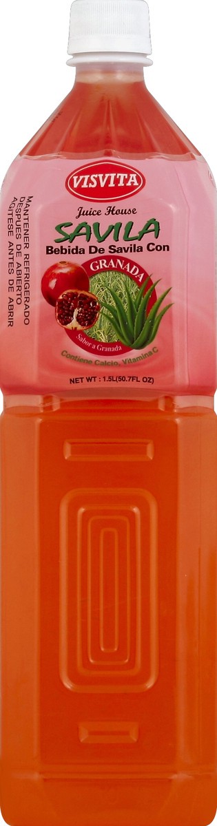 slide 3 of 6, Visvita Drink Aloe Vera Pomegranate, 50.7 fl oz