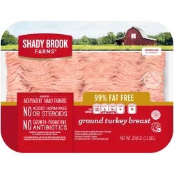 Shady Brook Farms Ground Breast Of Turkey With Natural Flavorings Extra Lean