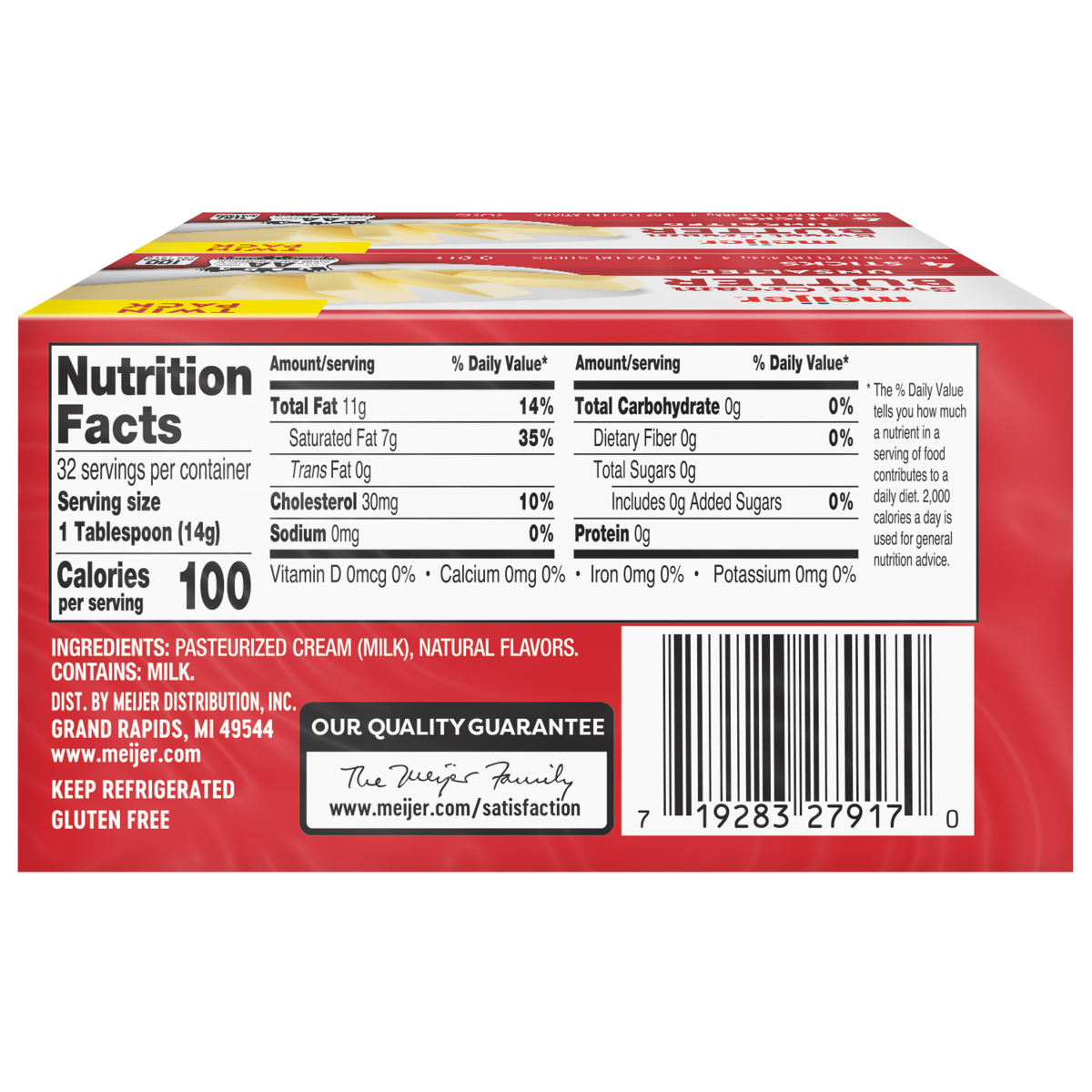 slide 6 of 29, Meijer Unsalted Butter Sticks, 8 Count, 8 ct