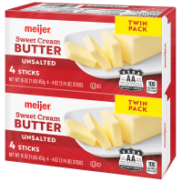 slide 11 of 29, Meijer Unsalted Butter Sticks, 8 Count, 8 ct