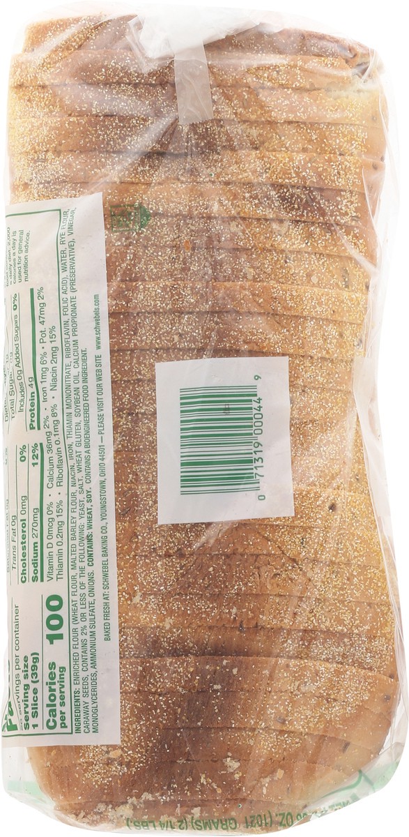 slide 4 of 14, Schwebel's Rheuben Rye Bread 36 oz, 36 oz