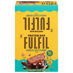 Fulfil Chocolate Salted Caramel Flavor Protein Bar 12 - 1.41 oz Bars