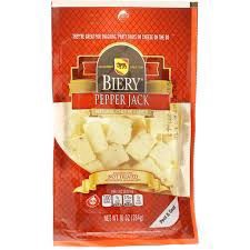 slide 1 of 1, Biery Pepper Jack Cheese Cubes, 10 oz