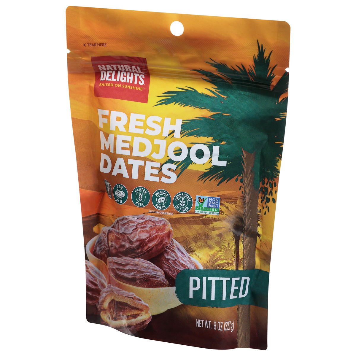 slide 3 of 9, Natural Delights Pitted Medjool Dates 8 oz, 8 oz