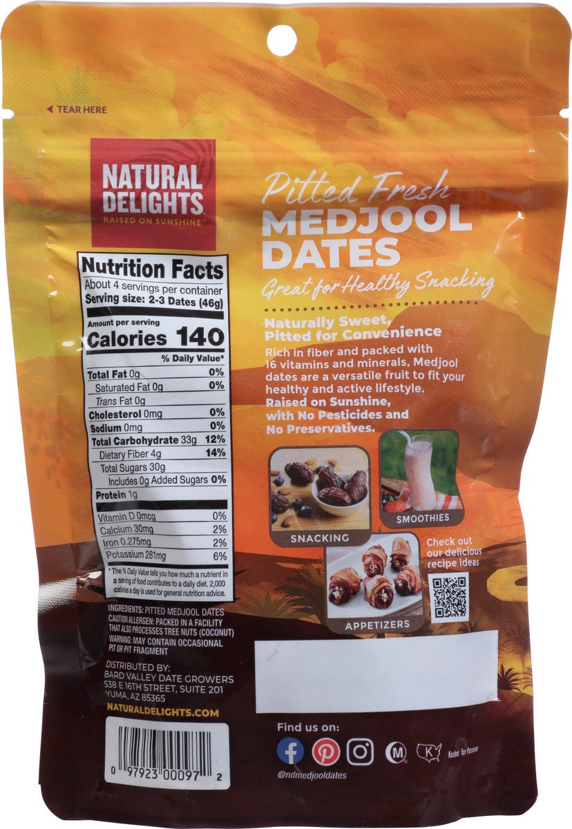 slide 4 of 9, Natural Delights Pitted Medjool Dates 8 oz, 8 oz