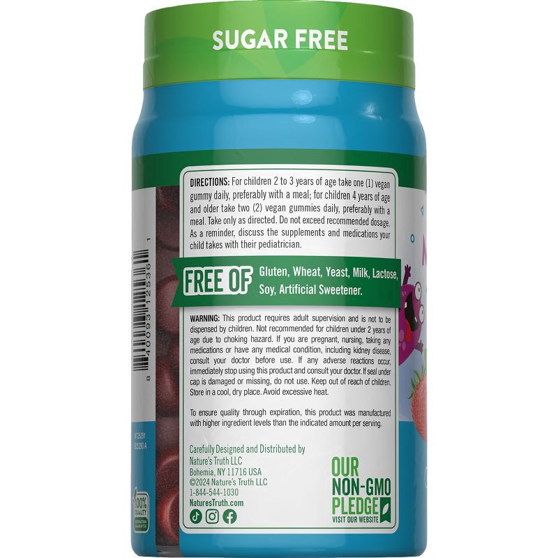 slide 5 of 5, Nature's Truth Kids' Magnesium Citrate Vitamin Gummies - 50ct, 50 ct