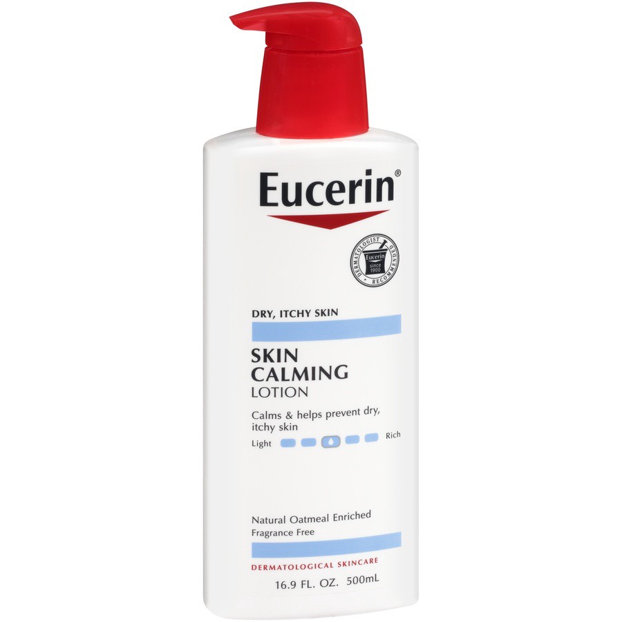 slide 2 of 7, Eucerin Skin Calming Body Lotion 16.9 fl. oz. Bottle, 16.9 fl oz