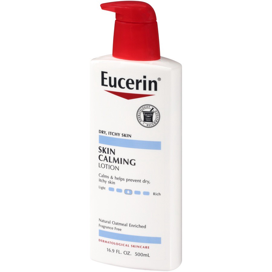 slide 3 of 7, Eucerin Skin Calming Body Lotion 16.9 fl. oz. Bottle, 16.9 fl oz