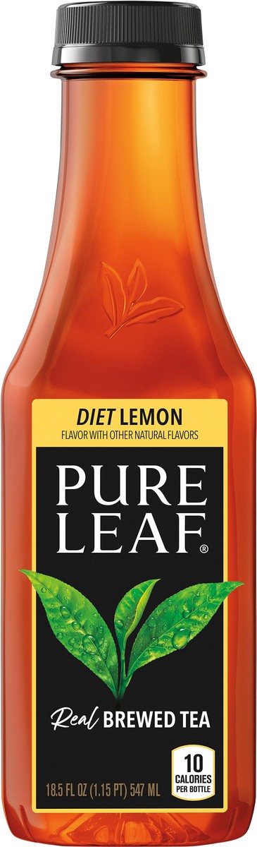 slide 6 of 7, Pure Leaf Real Brewed Tea Zero Sugar Lemon 18.5 Fl Oz, 18.5 fl oz