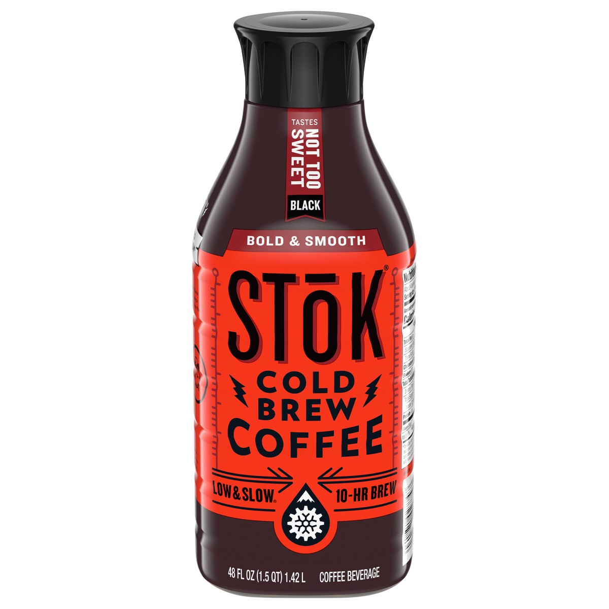 slide 1 of 5, STōK Not Too Sweet Black Cold Brew Coffee - 48 fl oz, 48 fl oz