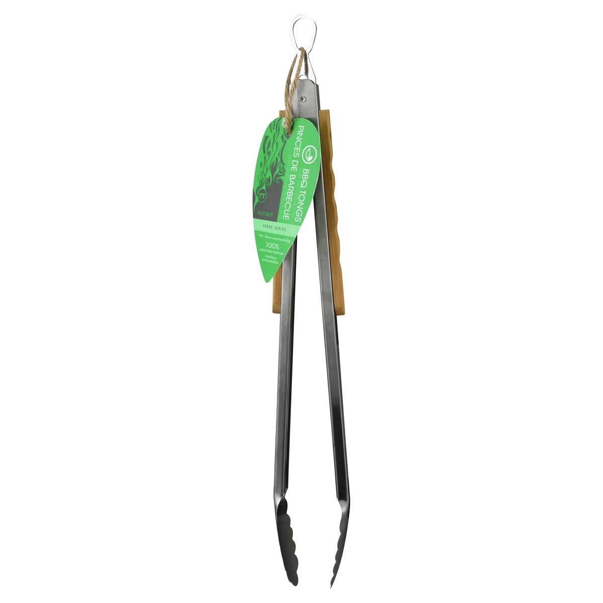 slide 7 of 10, Outset Verde Series BBQ Tongs 1 ea, 1 ct