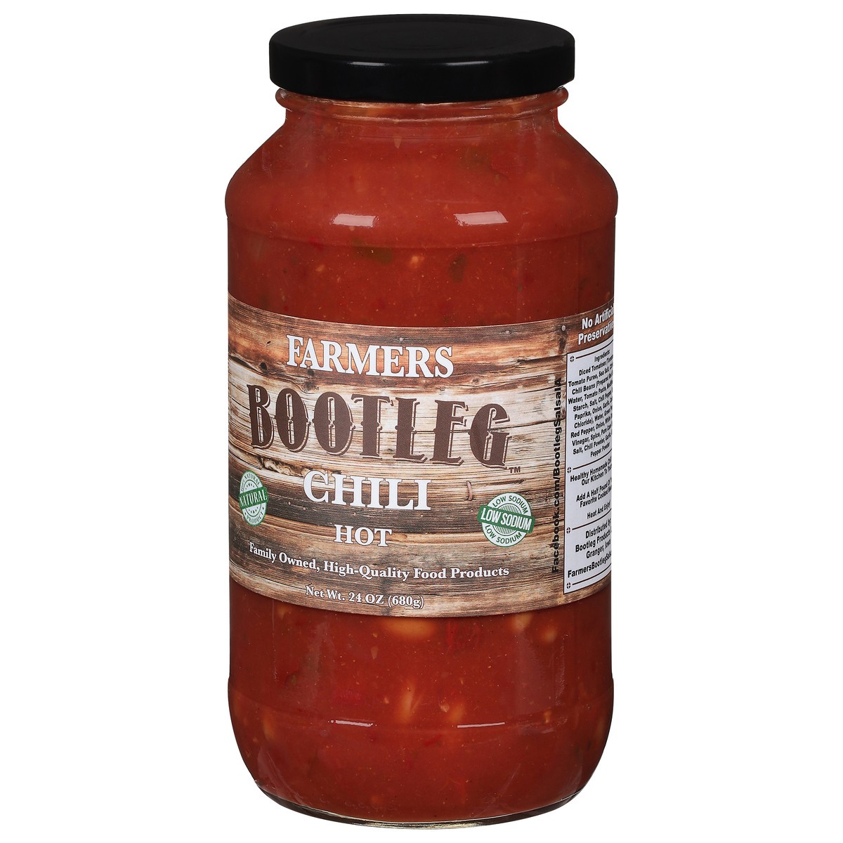 slide 8 of 14, Farmer's Bootleg Hot Chili - 24 oz, 24 oz