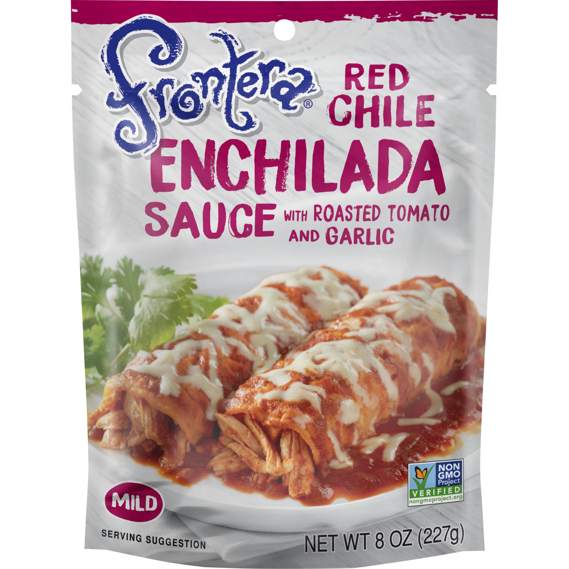 slide 1 of 3, Frontera Mild Red Chile Enchilada Sauce 8 oz, 8 oz