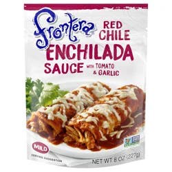Frontera Red Chile Mild Enchilada Sauce with Roasted Tomato and Garlic, 8 oz.