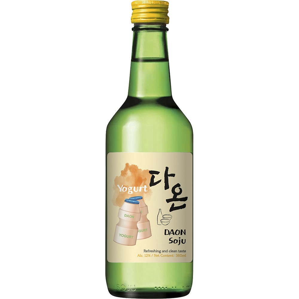 slide 1 of 1, Daon Yogurt Soju, 375 ml