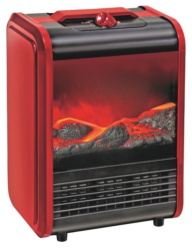 slide 1 of 1, Profusion Cosmetics Heat Mini Ceramic Fireplace - Red, 1 ct