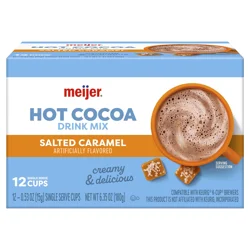 Meijer Salted Caramel Hot Cocoa Pods, 12 Ct