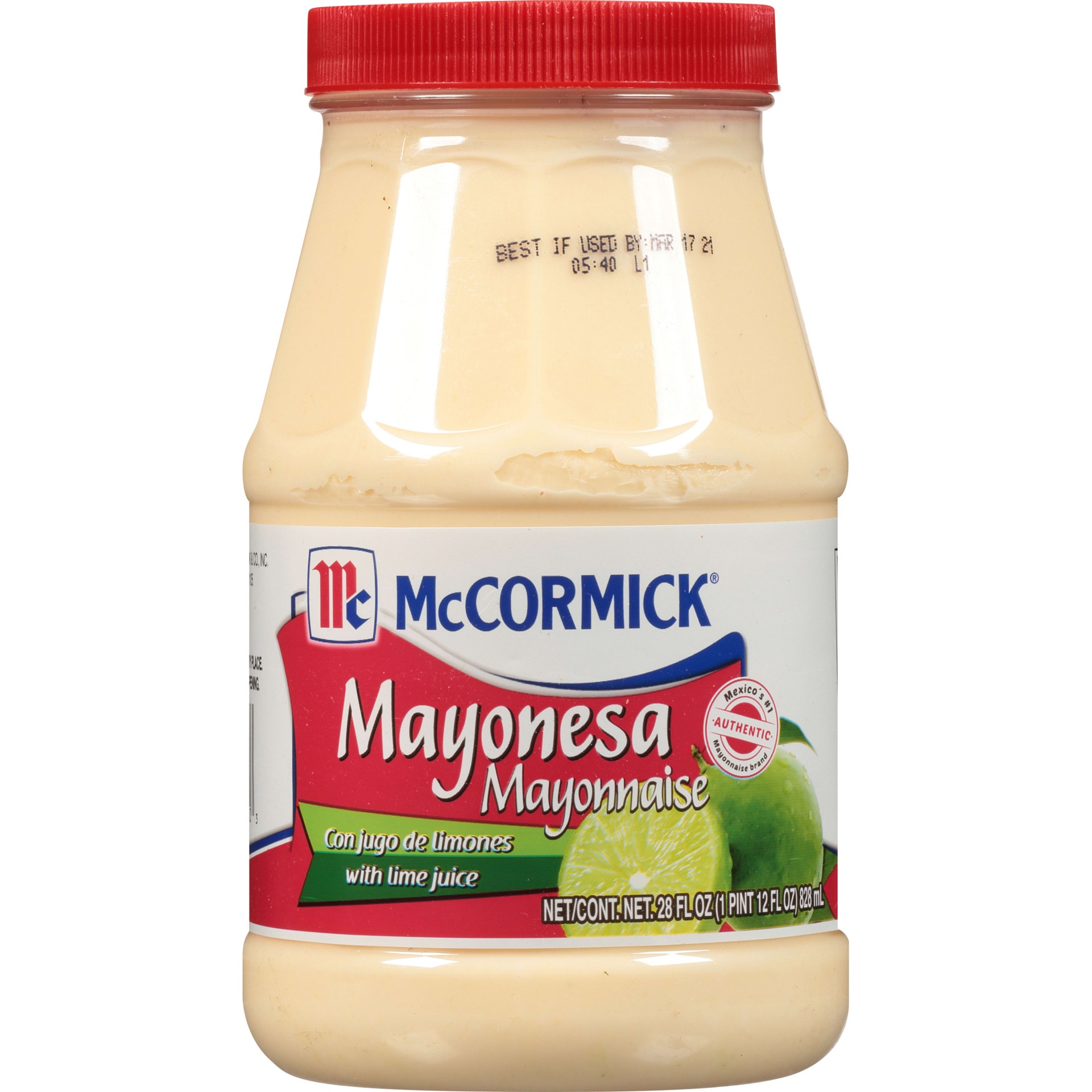 slide 1 of 7, McCormick Mayonesa (Mayonnaise) With Lime Juice, 28 fl oz, 28 fl oz