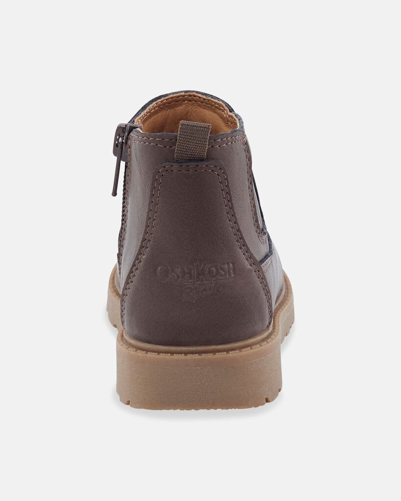 slide 5 of 6, Oshkosh Toddler Boy Ankle Boots - Brown Brown 5, 1 ct