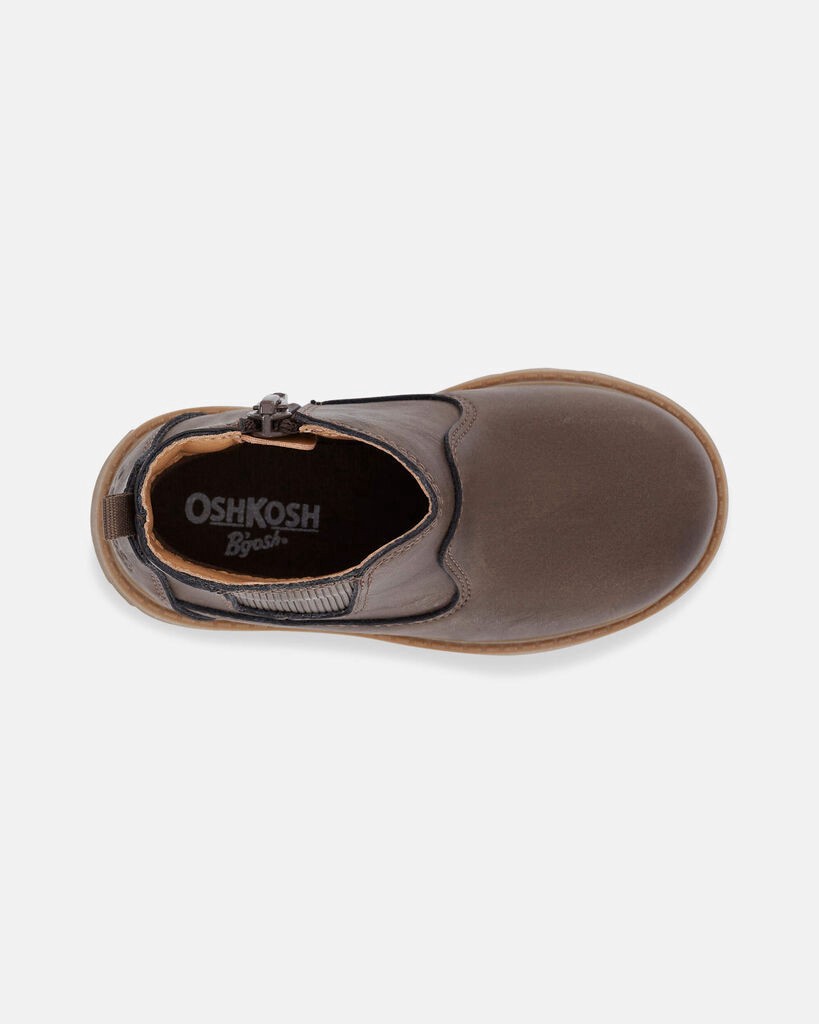 slide 6 of 6, Oshkosh Toddler Boy Ankle Boots - Brown Brown 5, 1 ct