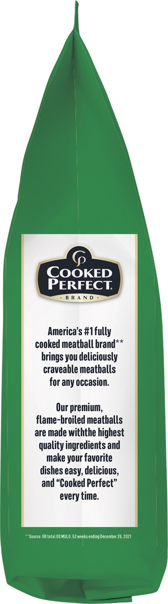 slide 5 of 9, Cooked Perfect Angus Beef Meatballs, 18 oz