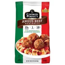 Cooked Perfect Angus Beef Meatballs