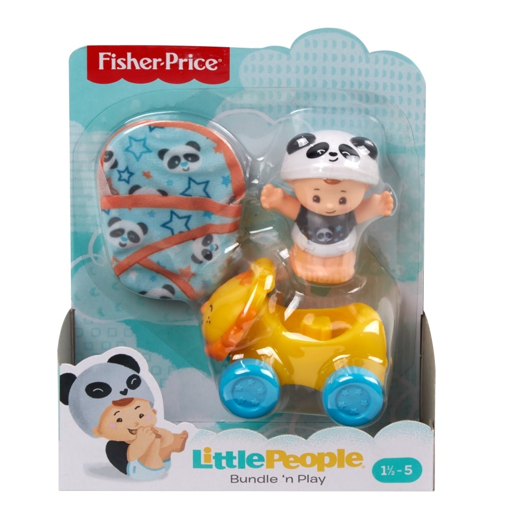 slide 1 of 1, Fisher-Price Little People Bundle N Play Panda Toy Set, 1 ct