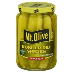 Mt. Olive Kosher Dill Pickle Spears - 24 fl oz jar