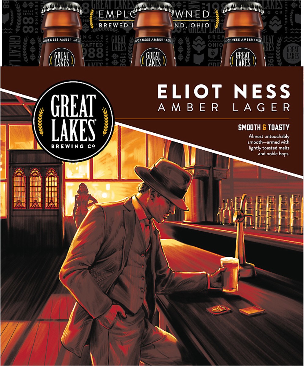 slide 1 of 5, Great Lakes 6 Pack Eliot Ness Amber Lager Beer 6 ea, 6 ct; 12 oz