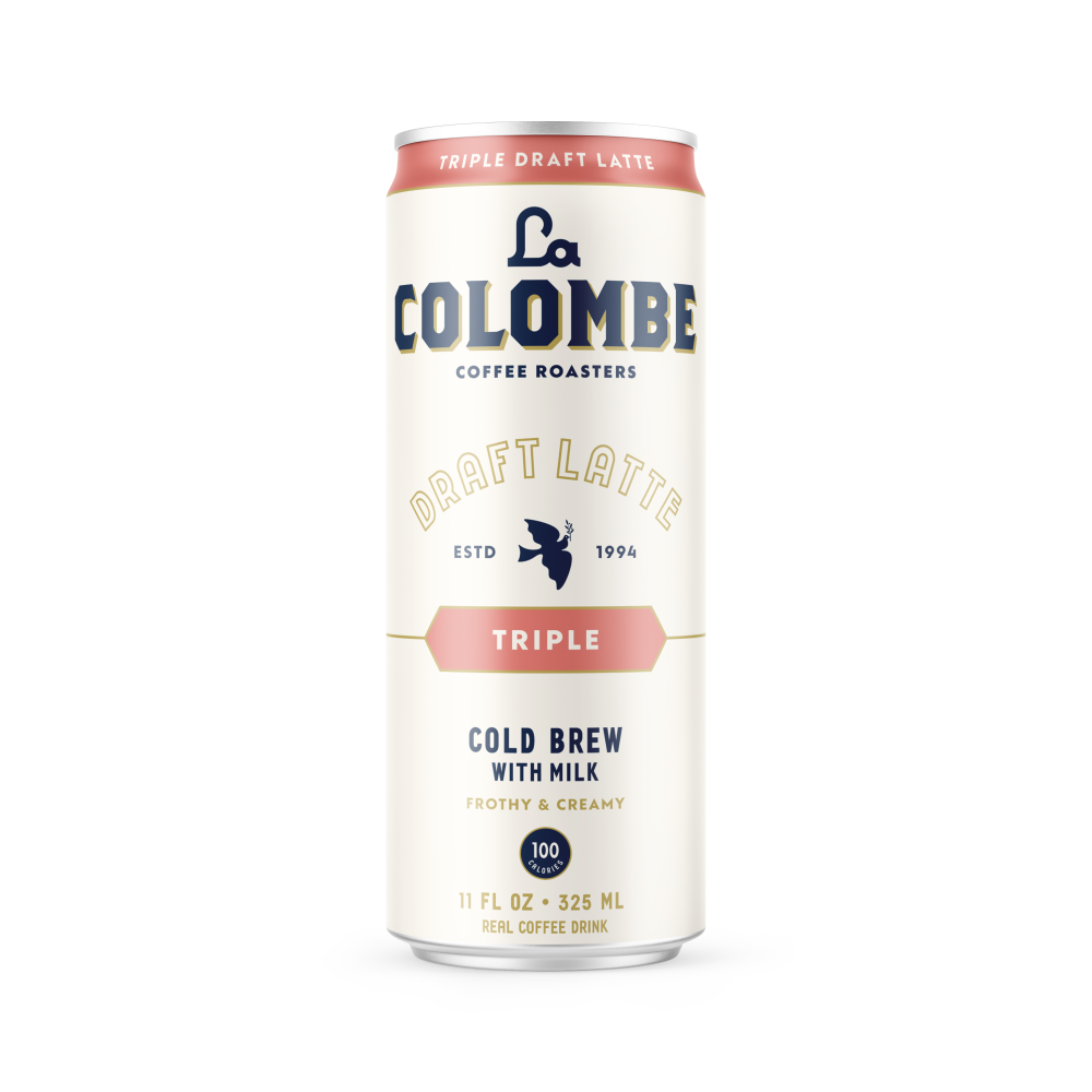 slide 1 of 1, La Colombe Coffee Roasters La Colombe Coffee, Triple Draft Latte, 11 fl oz Cans, 11 fl oz