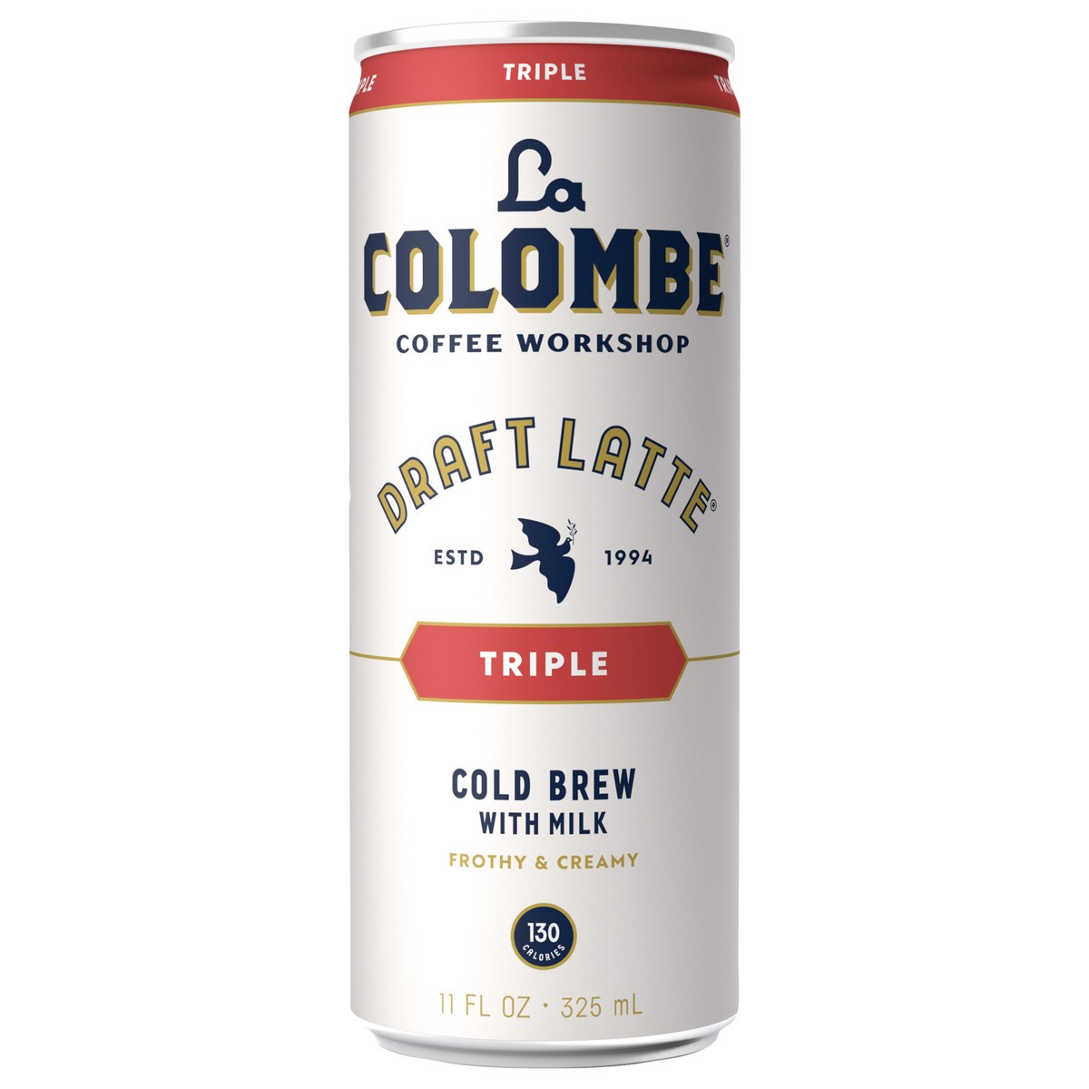 slide 1 of 12, La Colombe Coffee Roasters La Colombe Coffee, Triple Draft Latte, 11 fl oz Cans, 11 fl oz