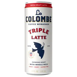 La Colombe Coffee Roasters La Colombe Coffee, Triple Draft Latte, 11 fl oz Cans