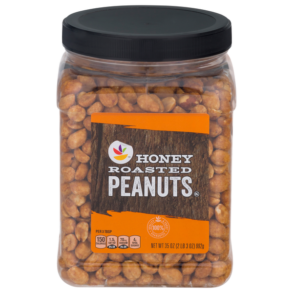 slide 1 of 1, Giant Peanuts Honey Roasted, 35 oz