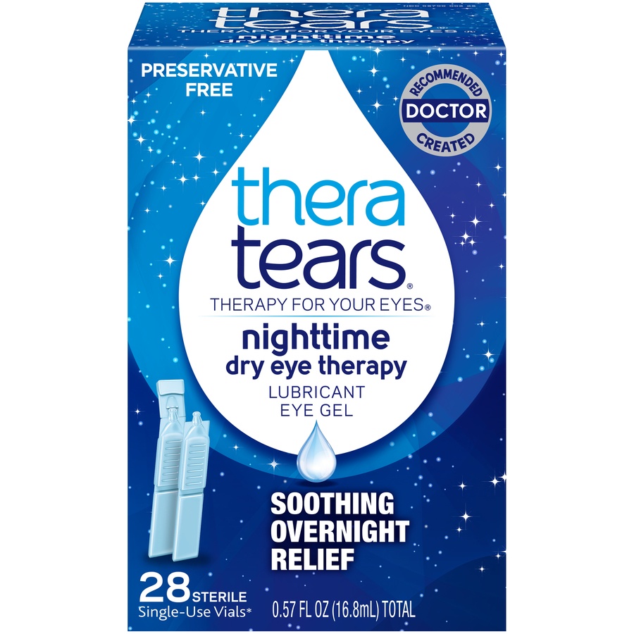 slide 1 of 6, TheraTears Nighttime Dry Eye Therapy, 0.57 fl oz