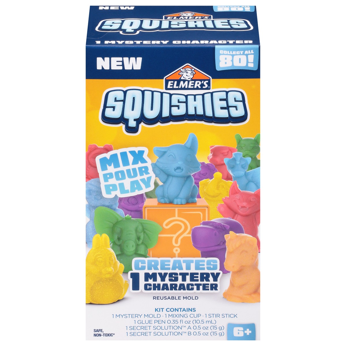 slide 1 of 9, Elmer's 6+ Craft Kit Squishies 1 ea, 1 ct