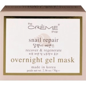 slide 1 of 1, The Crème Shop Overnight Gel Mask Snail Repair, 1 ct