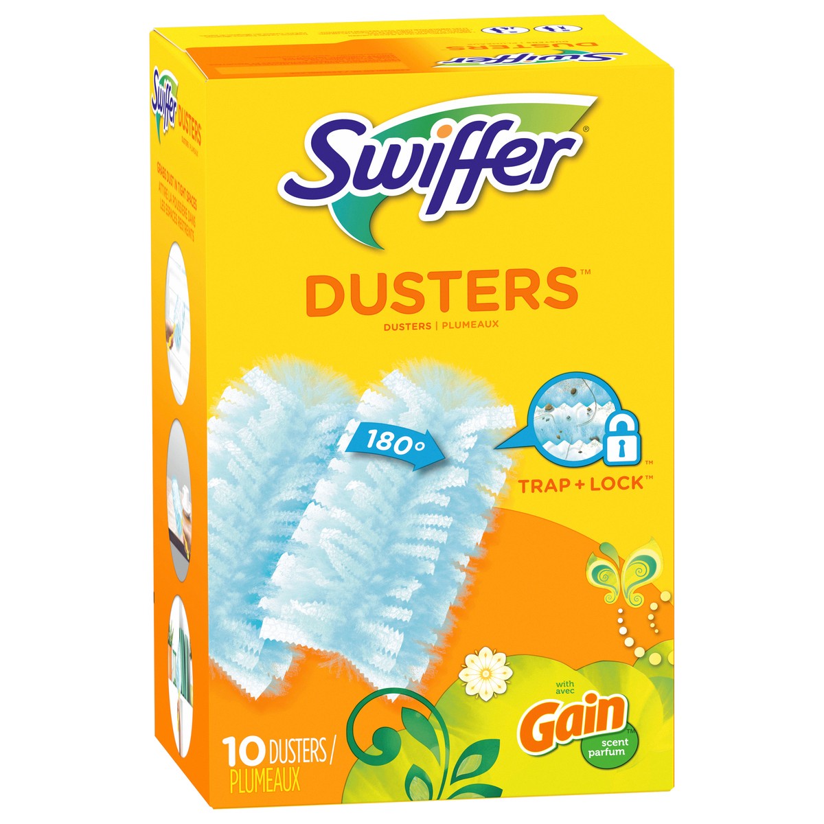 slide 2 of 3, Swiffer Dusters Multi-Surface Refills, with Gain Original Scent, 10 count, 10 ct