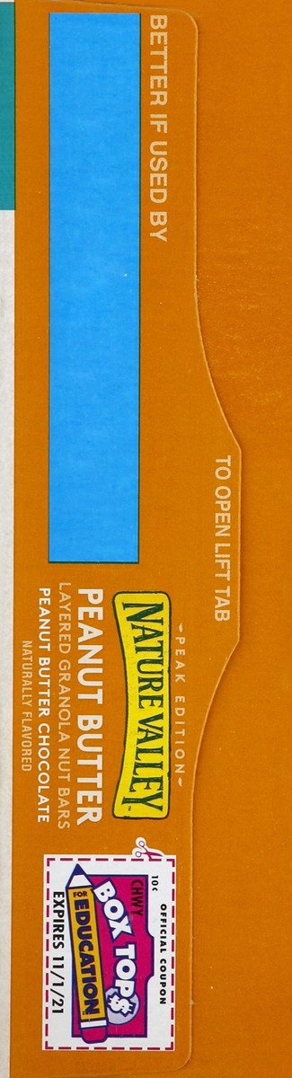 slide 3 of 6, Nature Valley Peanut Butter Chocolate Layered Granola Nut Bars, 6.9 oz