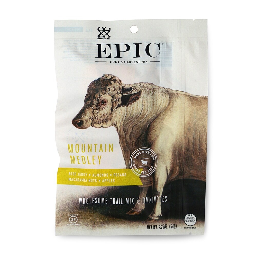 slide 1 of 1, Epic Provisions Jerky Mountain Medley Organic, 2.25 oz