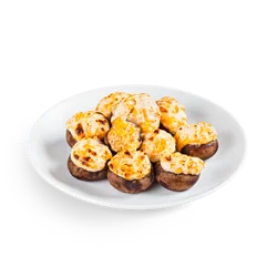 Cheddar Stuffed Portobello Mushrooms - 2 pc