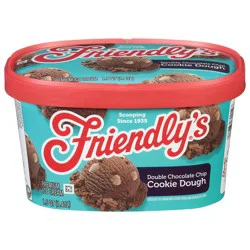 Friendly's Double Chocolate Chip Cookie Dough Ice Cream