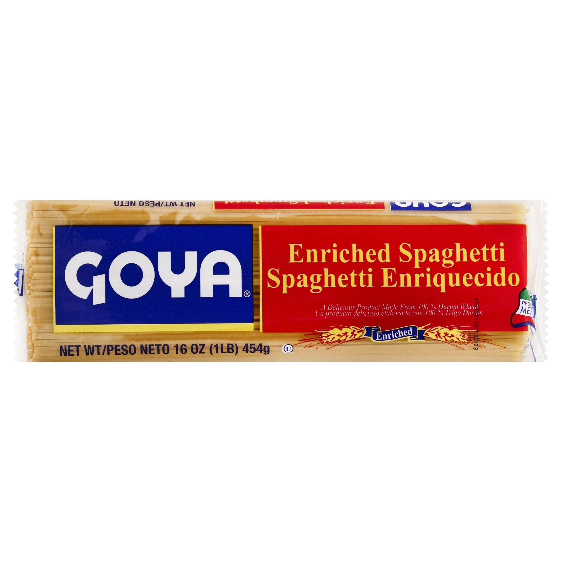 slide 1 of 1, Goya Pasta Enriched Spaghetti Wraper, 16 oz