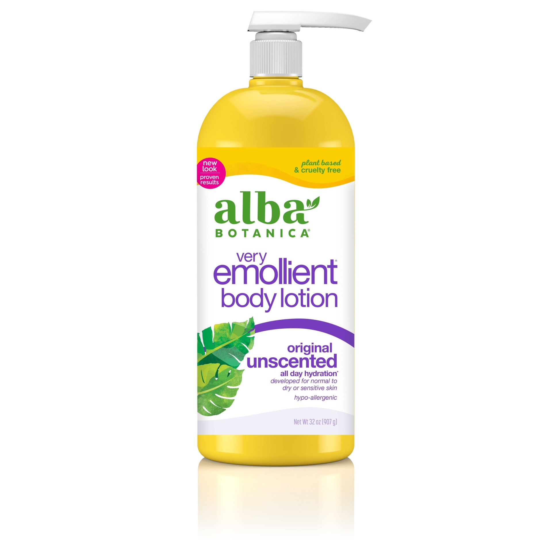 slide 1 of 2, Alba Botanica Very Emollient Body Lotion Unscented Original, 32 oz