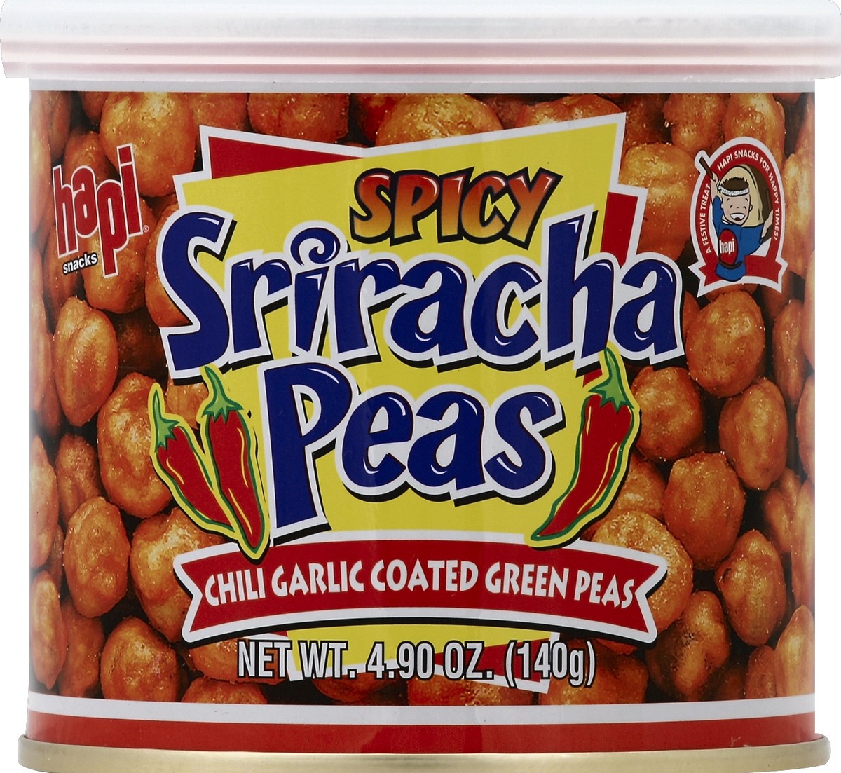 slide 2 of 2, Hapi Sriracha Peas 4.9 oz, 1 ct