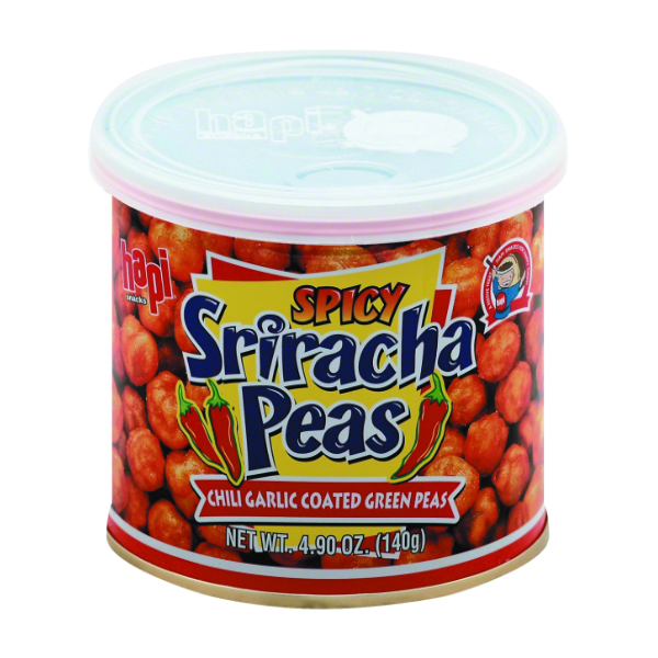 slide 1 of 2, Hapi Sriracha Peas 4.9 oz, 1 ct