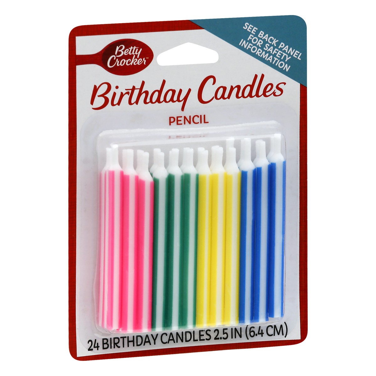 slide 2 of 9, Betty Crocker 2.5 Inch Pencil Birthday Candles 24 ea, 24 ct