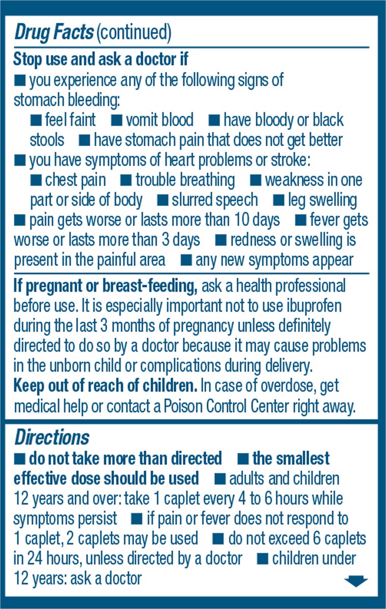 slide 3 of 9, Advil Caplets, 24 ct