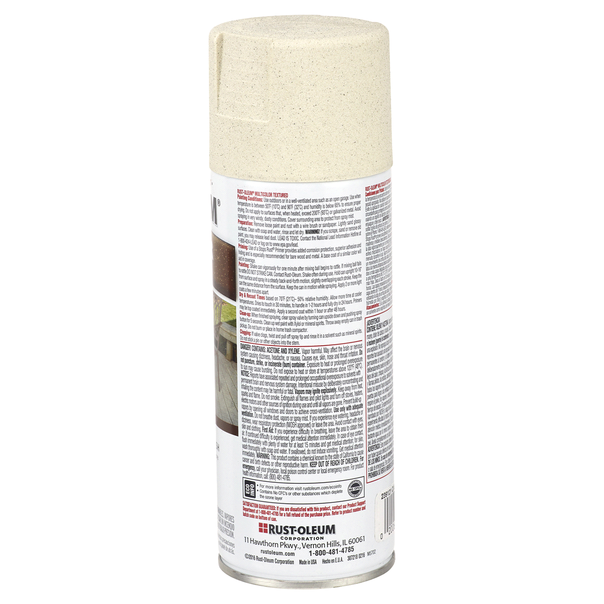 slide 4 of 9, Rust-Oleum Stops Rust Protective Multi-Color Textured Spray Paint - 239121, Caribbean Sand, 12 oz