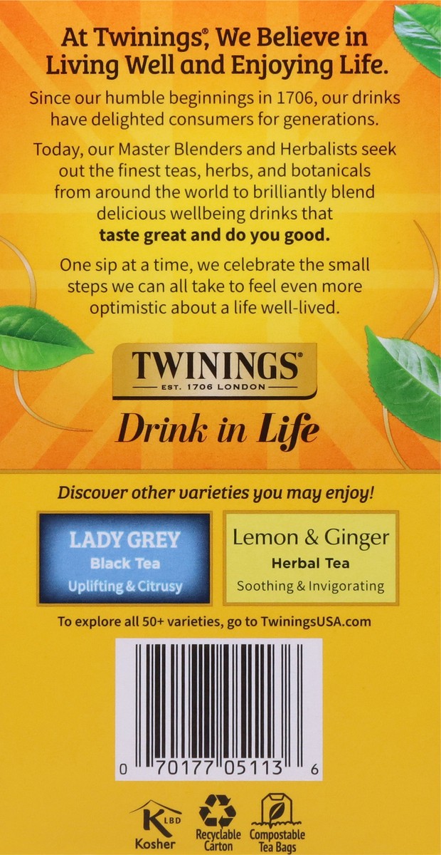 slide 8 of 9, Twinings Bags Earl Grey Black Tea 50 ea, 50 ct