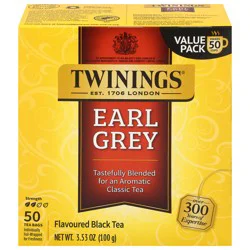 Twinings Bags Earl Grey Black Tea - 50 ct